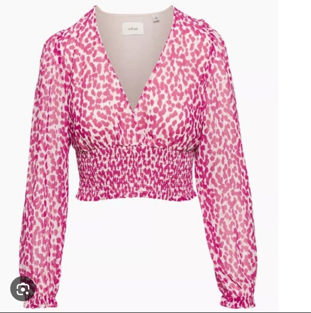 12-Wilfred Pink Patterned‎ Blouse